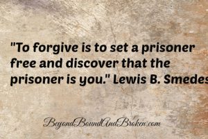 Finding Forgiveness – Part One